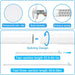 Adjustable 18' to 28' Stainless Steel Tension Shower Rod - No Drilling, Non-Slip, Rust-Free for Bathroom and Kitchen