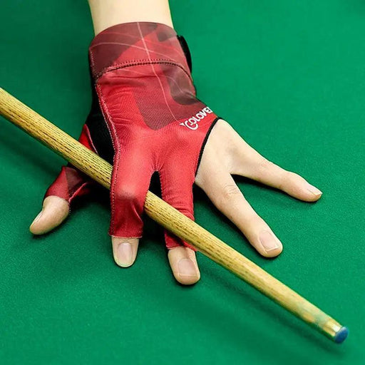 Customizable Fit Billiards Glove with Improved Airflow