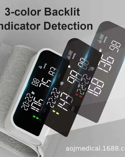 Smart USB Blood Pressure Monitor with LCD Display for Convenient Health Tracking