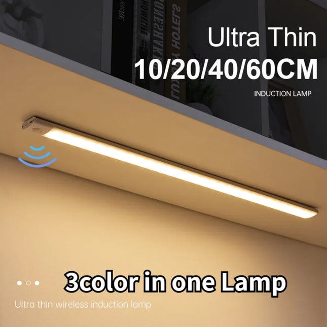 Motion Sensor USB Rechargeable LED Night Light | Under Cabinet & Closet Lamp