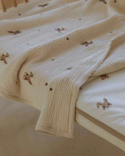 Cozy Bear Cotton Infant Sleep Wrap - Adorable Blanket for Sweet Dreams