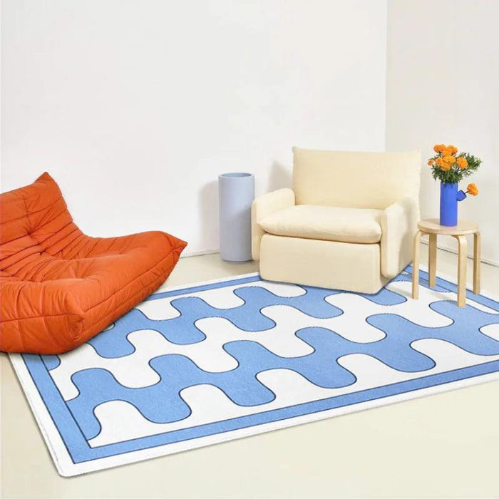 Regal Ruby Luxe Checkerboard Area Rug