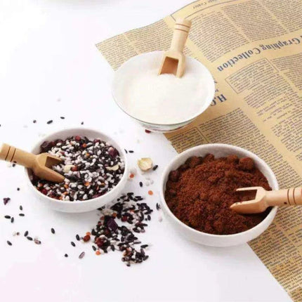 Mini Wooden Spoons Set - Essential Compact Utensils for Diverse Culinary Tasks