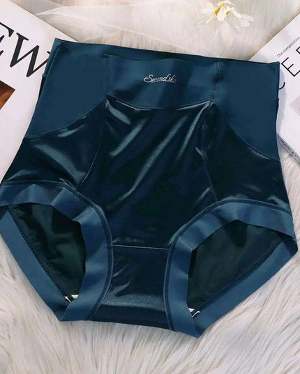 Elegant Satin Japanese Lingerie Set for Women - Plus Size Briefs in Stylish Solid Shades