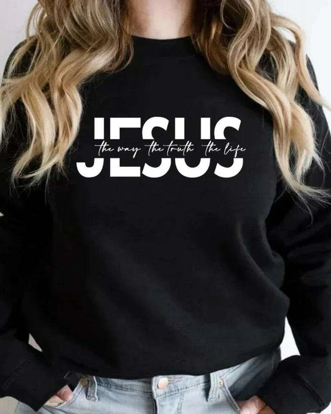 Faithful Journey Christian Hoodie - Stylish Jesus Sweatshirt for Women
