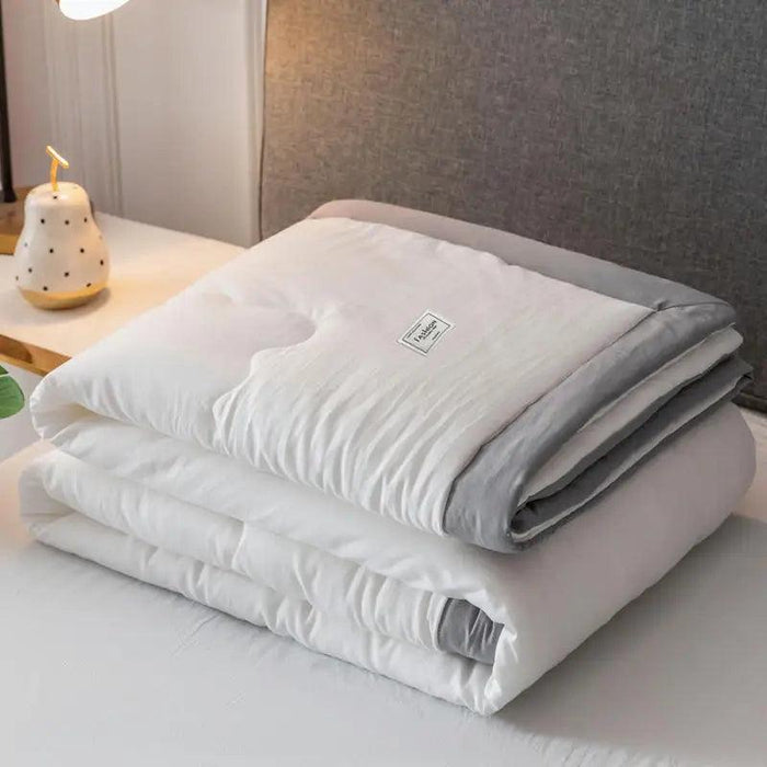 Japanese Minimalist Cotton Comforter for Cozy Cool Nights