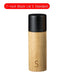 7-Inch Premium Wooden Salt and Pepper Mill Set with Elegant Wood Base