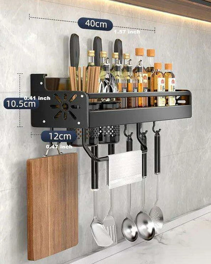 Sleek Wave Design Spice Organizer - Contemporary Kitchen Storage Solution