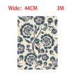 Brocade Blue Flower / W44cm x L300cm