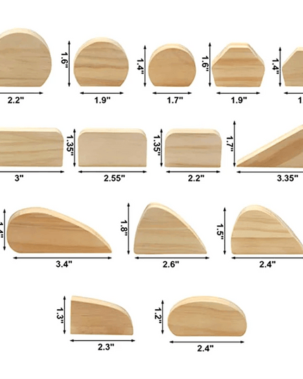 Creative Pottery Mug Handle Mold Set – 14 Unique Designs for Artistic Pottery Making