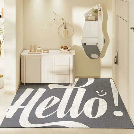Personalized Cartoon PVC Welcome Mat with Enhanced Grip and Adjustable Sizing Options