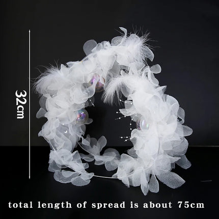 Chiffon Moon Boat Ballet Girl Lace Flower Acrylic Cake Topper Happy Bi