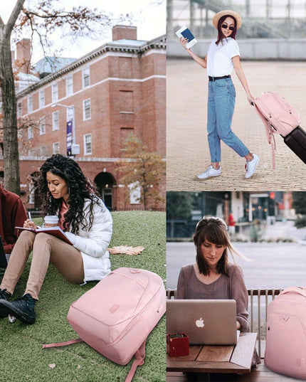 Sleek USB Charging Waterproof Backpack for Women - Perfect for Travel and Daily Use