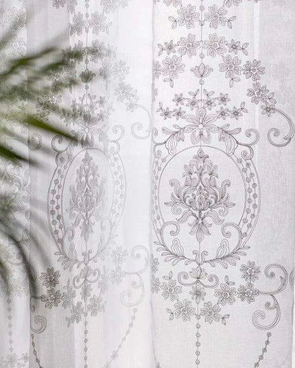 Luxury Korean Lace Window Curtain Set