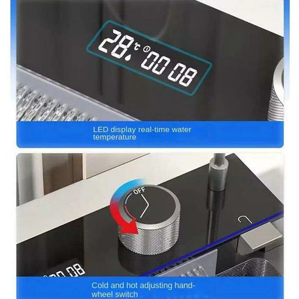 Sustainable Elegance: 304 Stainless Steel Waterfall Faucet for Modern Kitchens