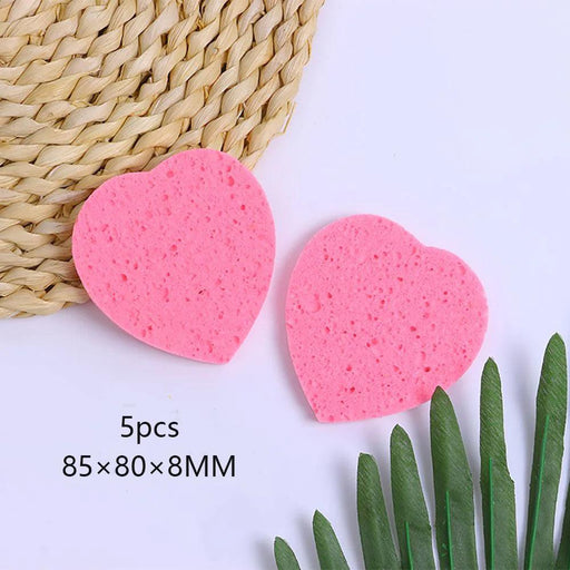 Natural Wood Pulp Facial Sponge Set - Gentle Exfoliation and Deep Cleansing