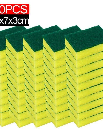 Super-Absorbent Versatile Cleaning Sponges - Effective Dish Brushes for Stubborn Stains and Pot Scrubbing (Multiple Pack Sizes Available)