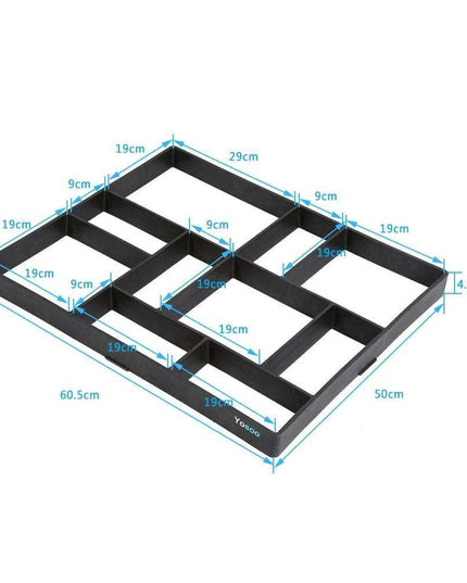 DIY Garden Pathway Paving Mold for Custom Concrete Walkways and Patios