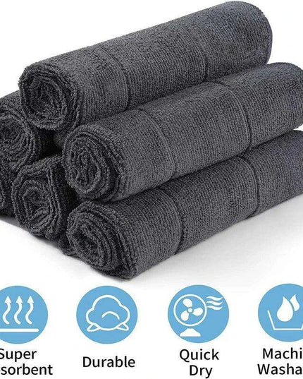 Homaxy Ultra-Soft 6-Pack Microfiber Cleaning Towels - Multi-Purpose Kitchen Essentials