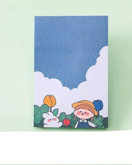 Whimsical Bear-Themed Sticky Notes Set - 80-Pieces to Brighten Your Workspace