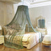 Chic Grey Lace Mosquito Net Canopy - Enchanting Sleep Sanctuary for Insect-Free Dreams