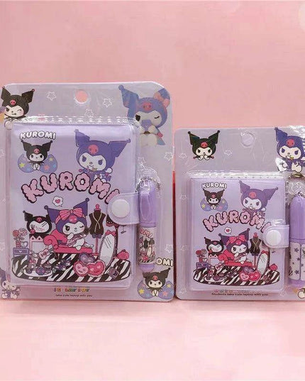 Sanrio Charming Mini Journal Collection - My Melody, Kuromi, Cinnamoroll - Pocket-Sized Notebook Set