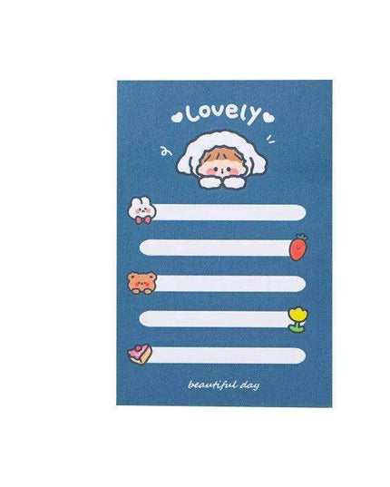 Whimsical Bear-Themed Sticky Notes Set - 80-Pieces to Brighten Your Workspace