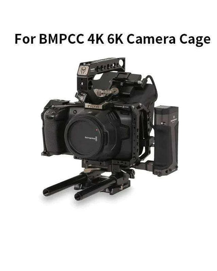 TILTA Gray Camera Cage Kit with Follow Focus for BMPCC 4K 6K - Cinema Essentials