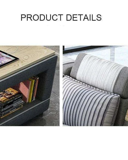 Innovative Bluetooth U-Shaped Convertible Sofa Bed with Integrated Sound System - Customize Your Ideal Hue!