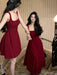 Elegant A-line Midi Dress for Women - Perfect for Summer Weddings and Celebrations in 2024
