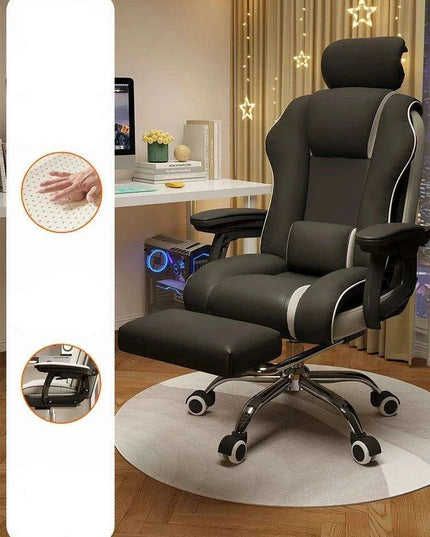 Pink Gaming Throne with Rolling Massage - Elevate Your Workspace!