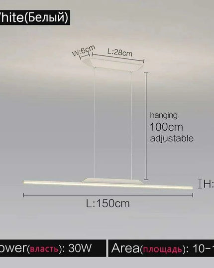 Contemporary Italian Adjustable Pendant Light - Customizable Lighting with Durable Aluminum and Flexible Silica Gel