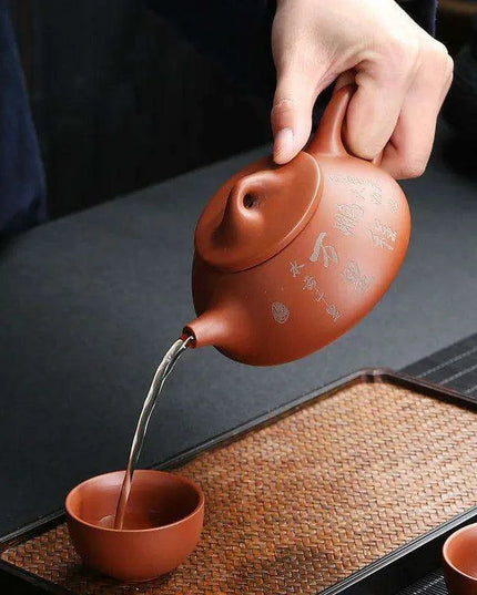 Artisan Purple Clay Kung Fu Tea Set for Authentic Puer Brewing