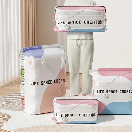 Shop1103977125 Large Capacity No-Pump Vacuum Storage Bags for Clothes