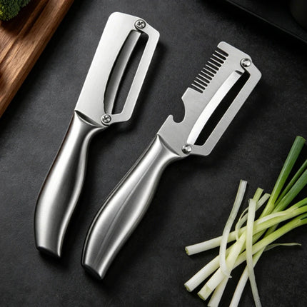 SUTUO Stainless Steel Multi-Function Vegetable Peeler with Non-Slip Ha