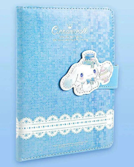 Charming Cinnamoroll Anime Journal with Secure Magnetic Snap Closure