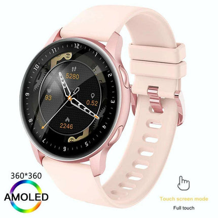 Stylish Women's Fitness Smartwatch with Multi-Function Features and Health Monitoring