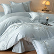 Light Blue / AU Double / Fitted Sheet Set