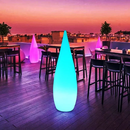 Outdoor Water Drop Landscape Lights — Waterproof Solar & Plug-In