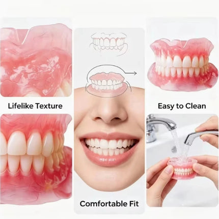 Upper & Lower Silicone Cosmetic Dental Covers