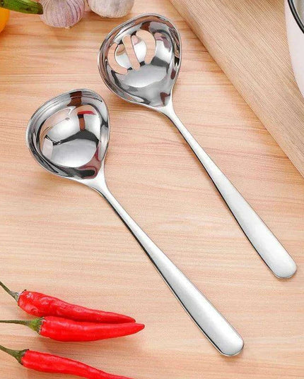Sophisticated Stainless Steel Ladle Set with Extended Handles for Effortless Cooking