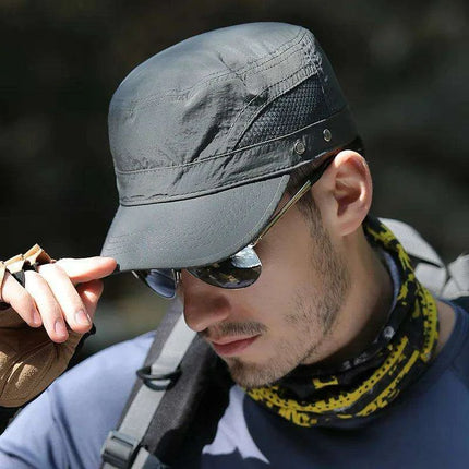 Men's Stylish Sun Protection Trucker Cap for Outdoor Adventures