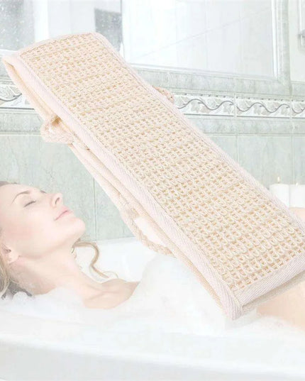 Revitalizing Natural Loofah Back Scrubber Set for an Indulgent Shower Experience