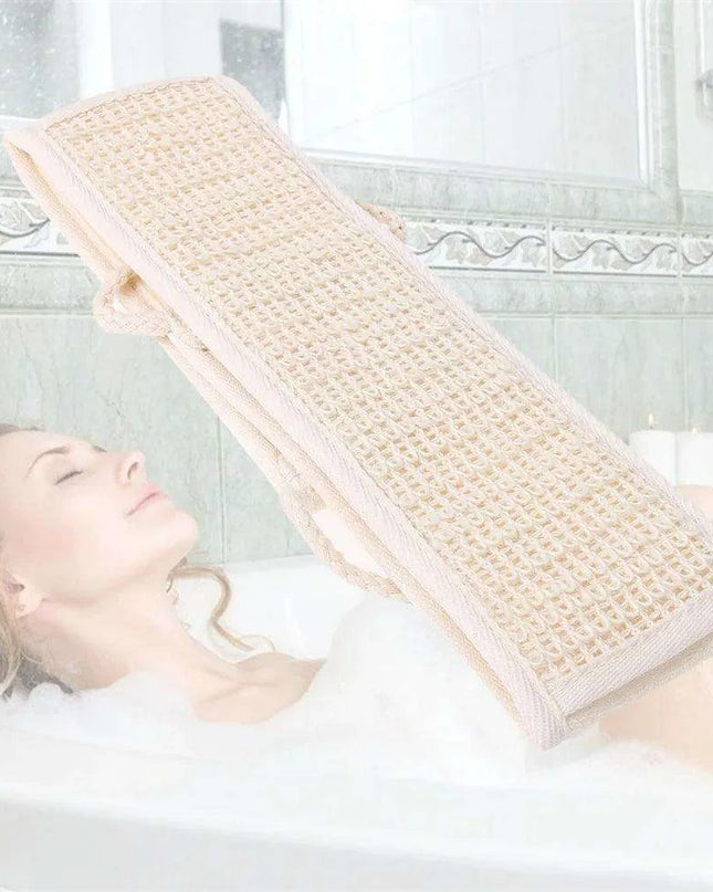 Revitalizing Natural Loofah Back Scrubber Set for an Indulgent Shower Experience