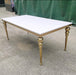 Sophisticated Stainless Steel and MDF Wedding Centerpiece