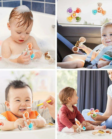 Galactic Splash Spinner Set: Engaging Bath Toys for Young Adventurers