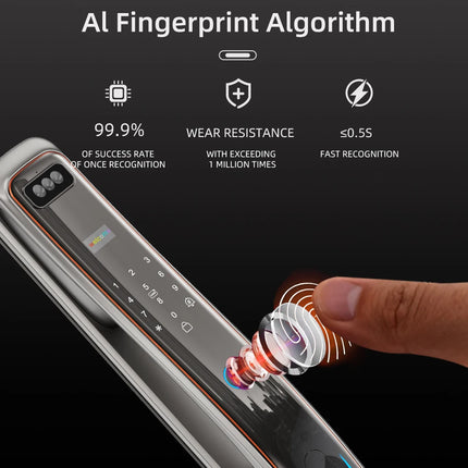 Global Blooming Smart Door Lock - Facial Recognition & Video Intercom