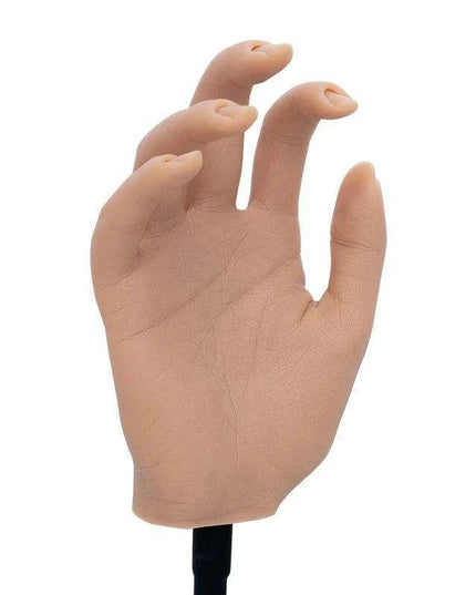 Adjustable Silicone Nail Art Practice Hand Set with Stand - Professional Nail Training Kit
