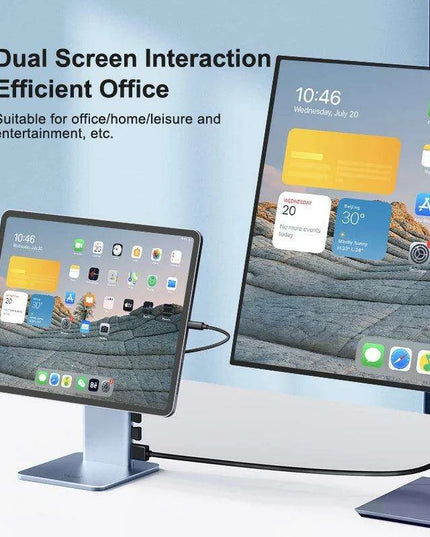 Hagibis Magnetic iPad Stand with USB-C Hub - Enhance Your Tablet Setup