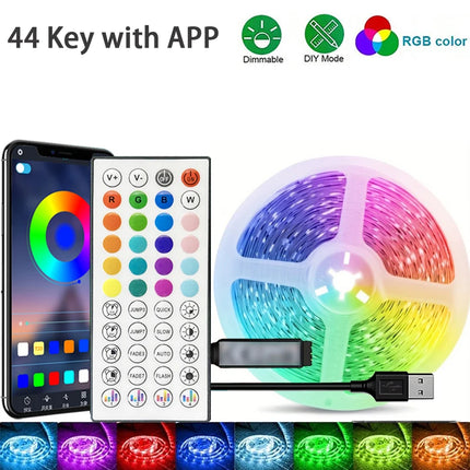 RGB Led Strip Lights 1M-40M Led Room Light with APP Control Flexible Ribbon Luces Led Tape for Room Bedroom Decoration rgb-led-strip-lights-1m-40m-led-room-light-with-app-control-flexible-ribbon-luces-led-tape-for-room-bedroom-decoration